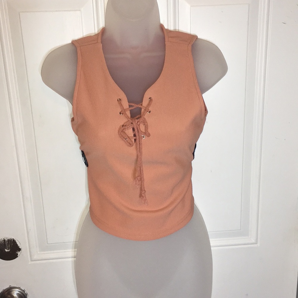 Pink crop top